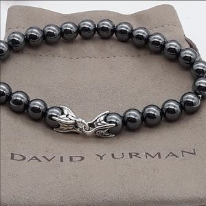 David Yurman Spiritual bead bracelet Hematite